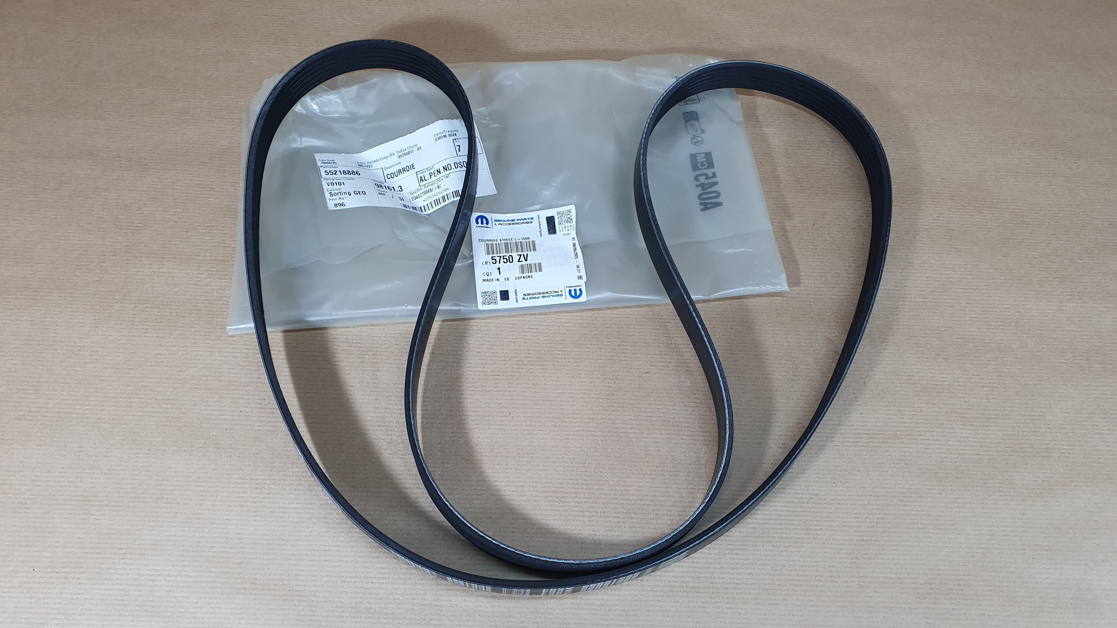 Kilrem - 6PK1668 1.3HDI från Autofrance