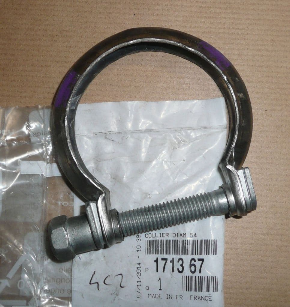 Klämma Avgasrör Psa - 54MM