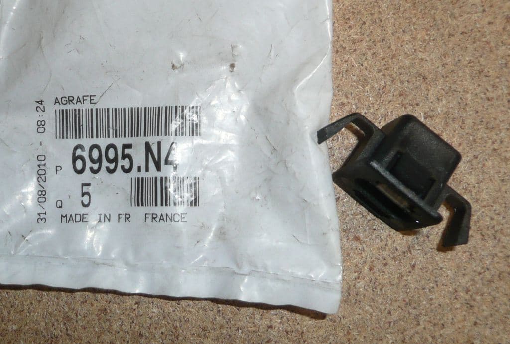 Klämma/clips Stötfångare från Autofrance