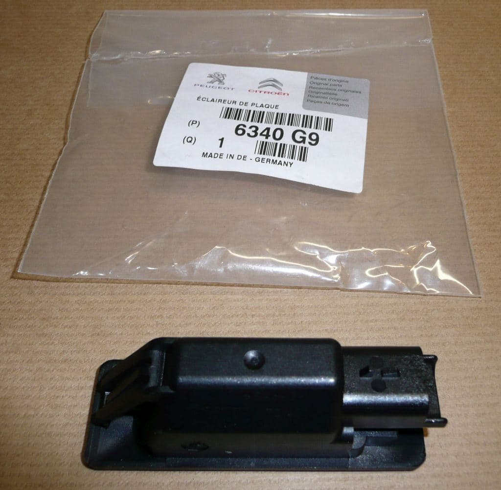 Lampa - Registreringsskylt C C2,C8,C6 P 307,308,407