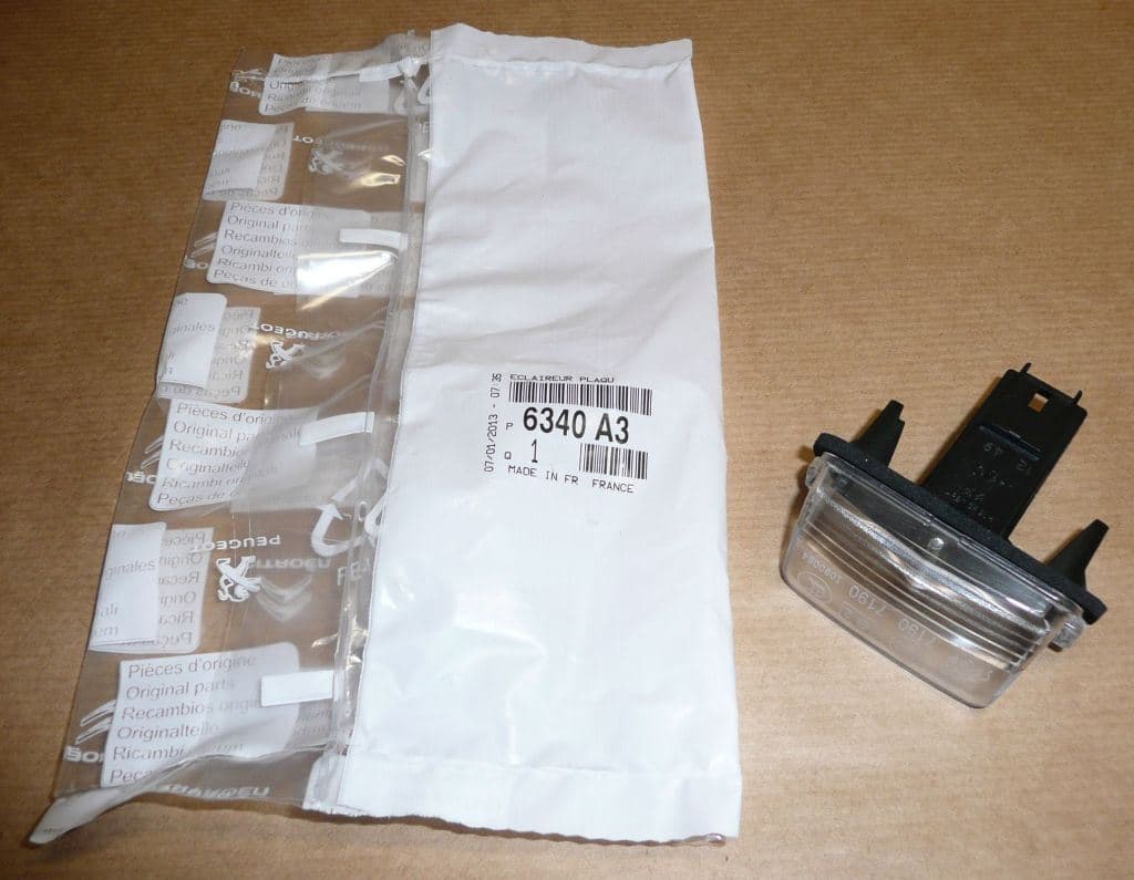 Lampa - Registreringsskylt C C4,C5,XSARA P PARTNER från Autofrance
