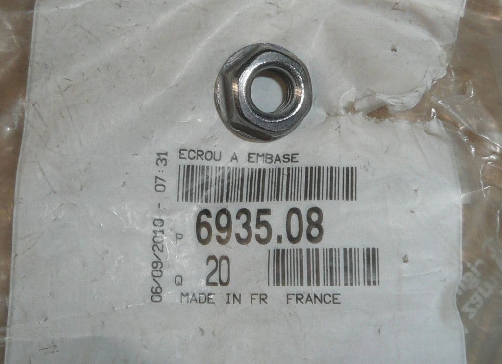 Mutter - M6X100-5-12,2 från Autofrance