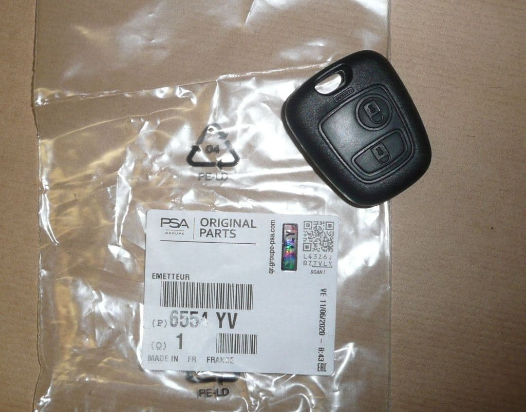 Nyckel - Peugeot 206/206+ från Autofrance