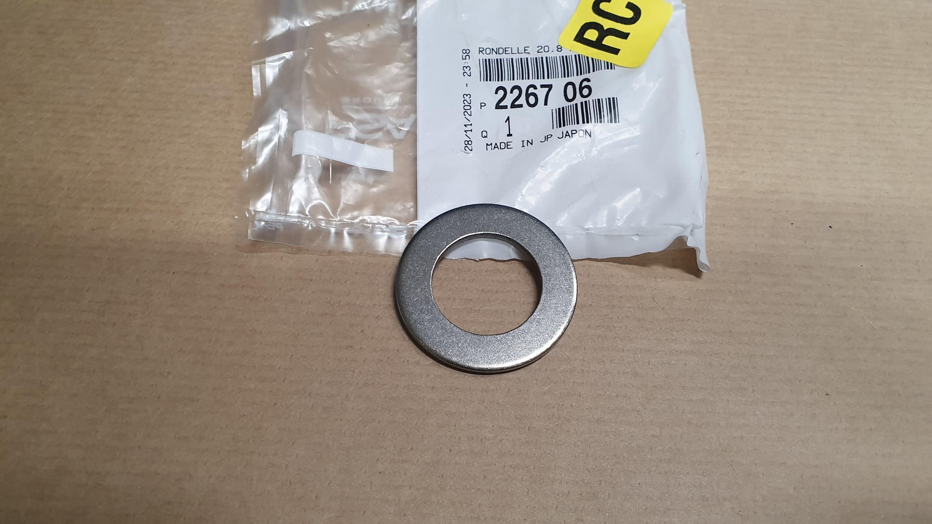 Packning från Autofrance