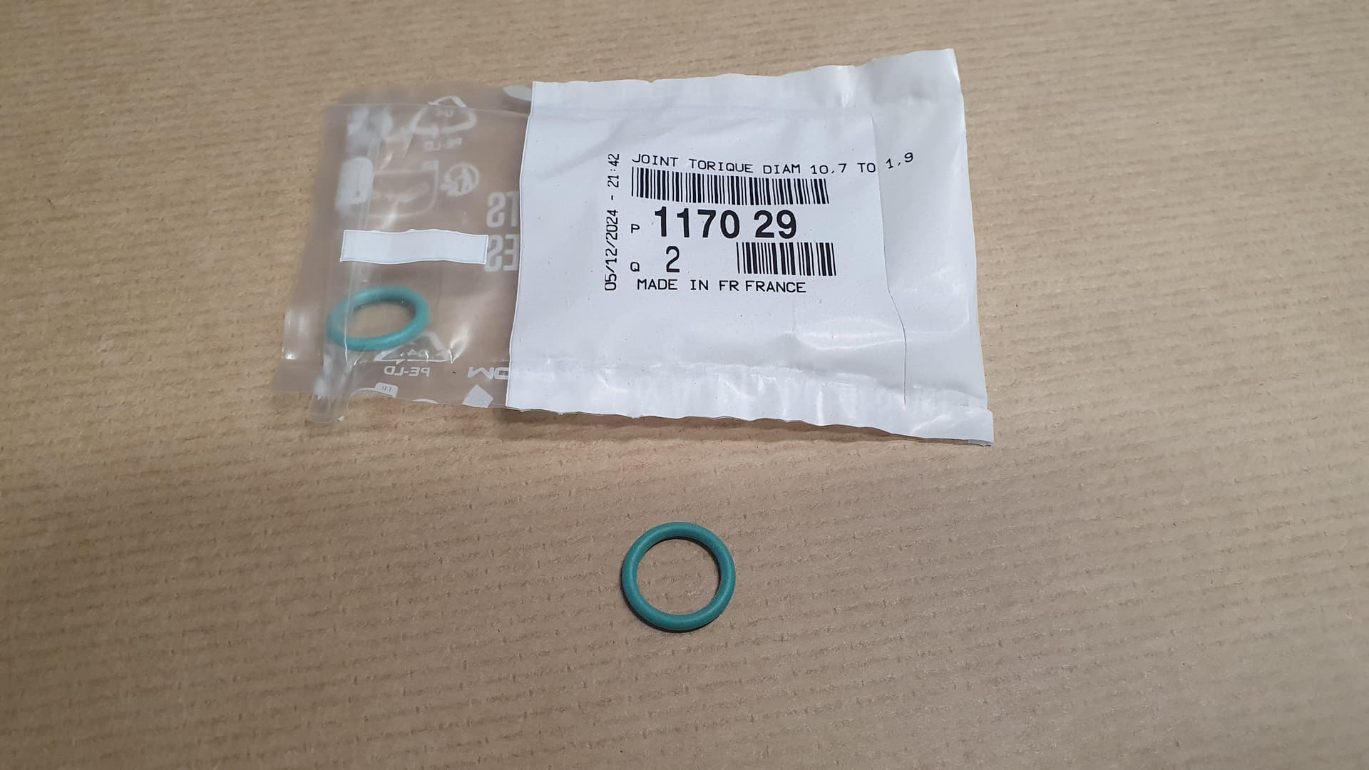 Packning från Autofrance