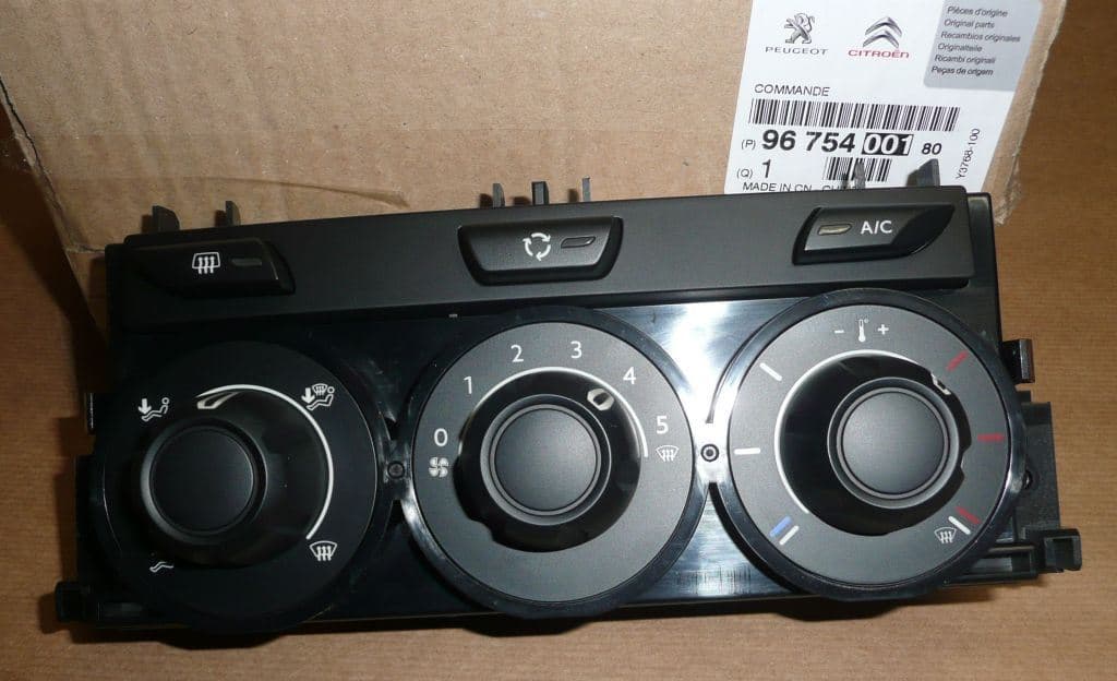 Panel - Ventilationsstyrning C C3,DS3 från Autofrance