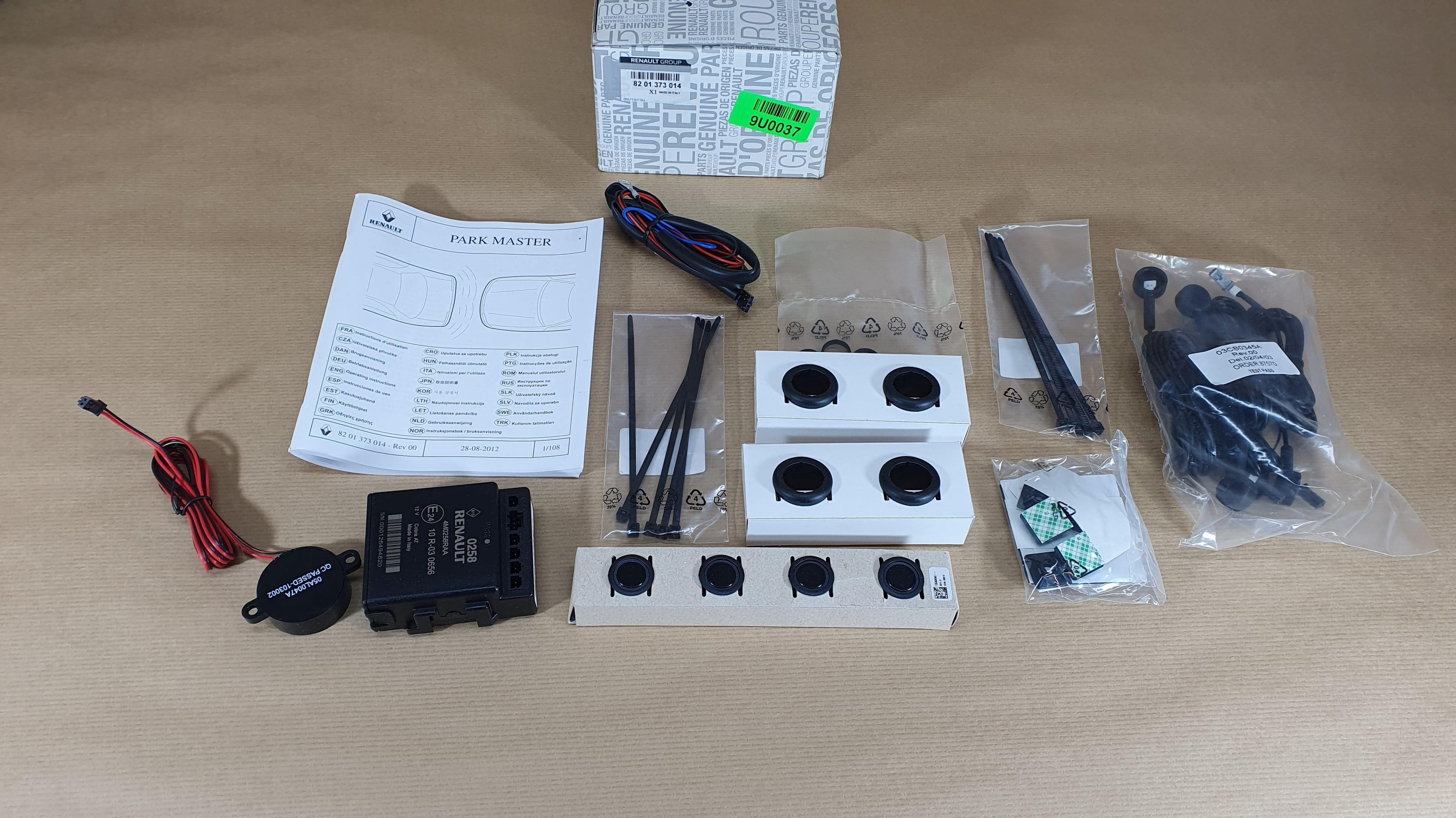 Parkeringsgivare - Sats RENAULT