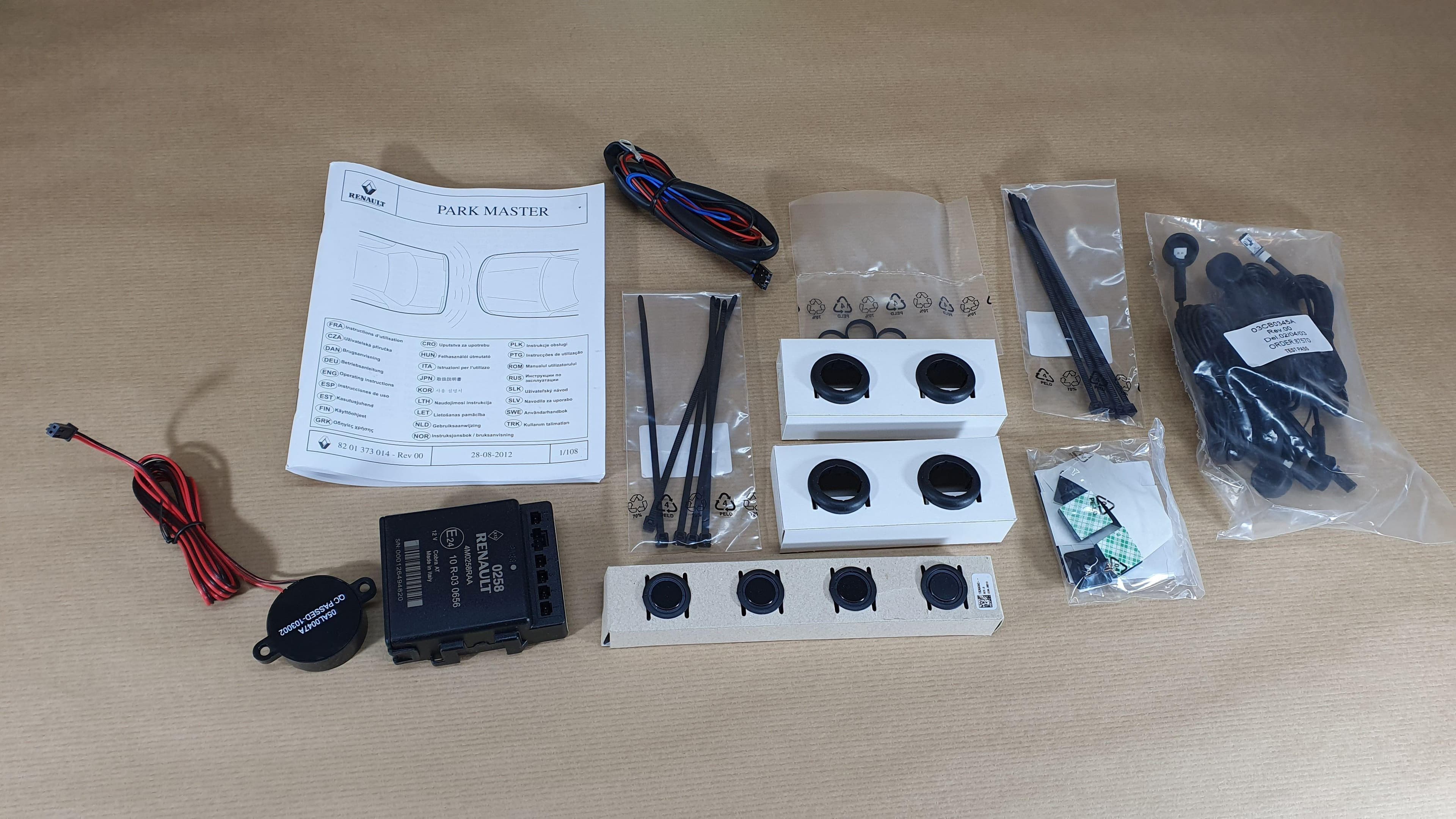 Parkeringsgivare - Sats RENAULT från Autofrance - bild 2