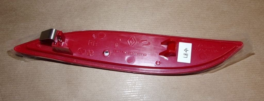 Reflex Stötfångare - Renault Megane III, Höger från Autofrance - bild 2