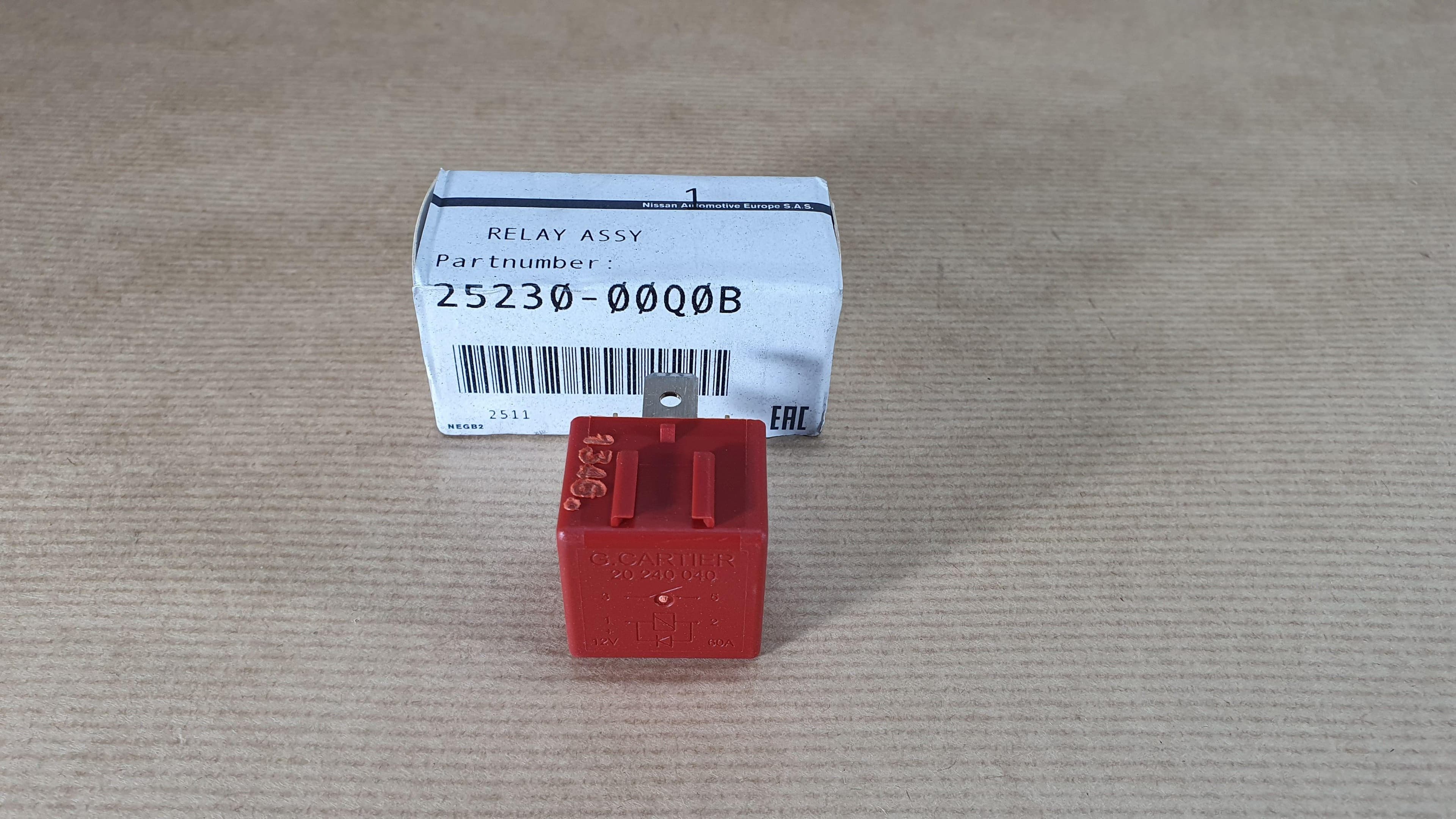 Relä (no) - 1 Utgång 70A från Autofrance