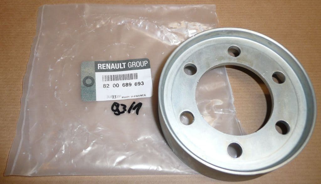 Remskiva Vattenpump - Renault Kangoo 1.9D från Autofrance