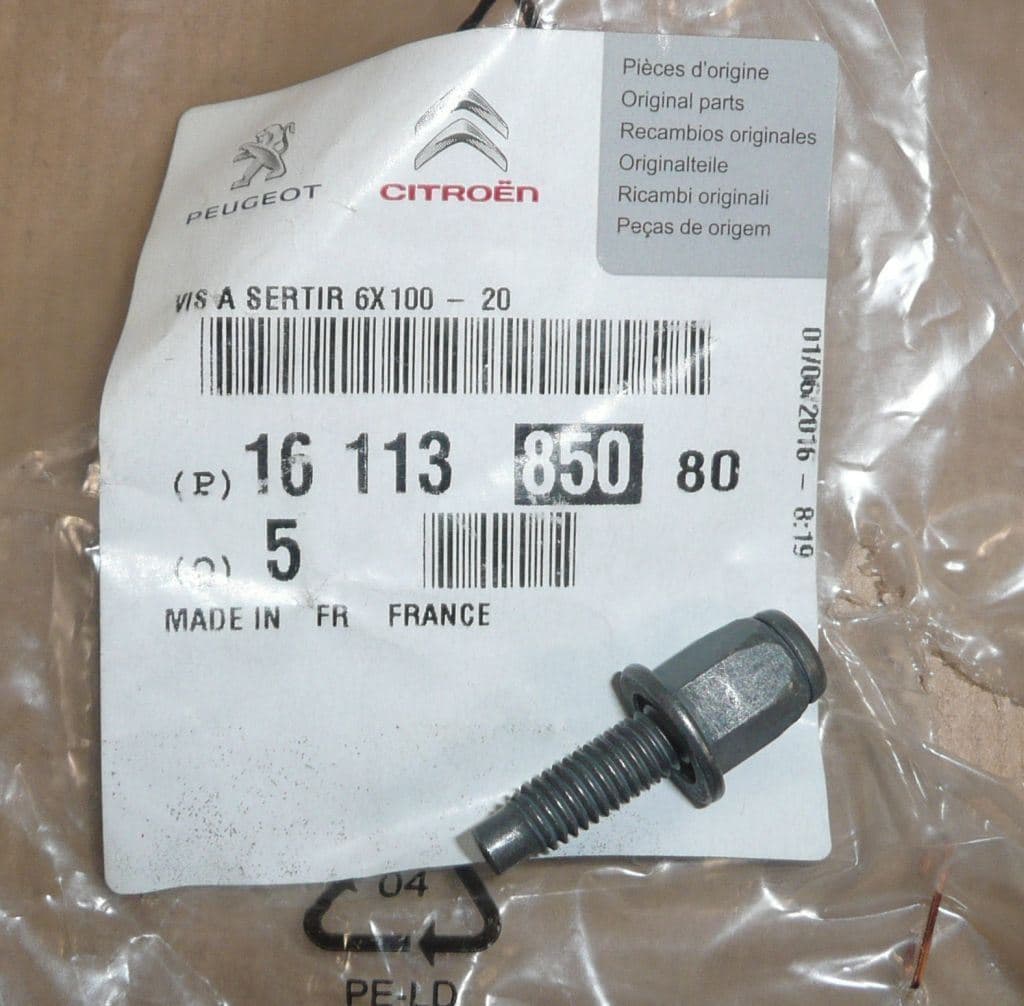 Skruv - Block Motor C C5 III från Autofrance