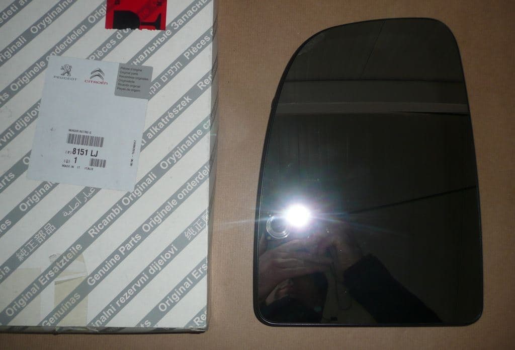 Spegelglas - Citroën Jumper III vänster, Övre från Autofrance