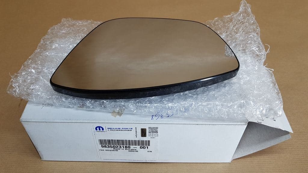 Spegelglas, backspegel