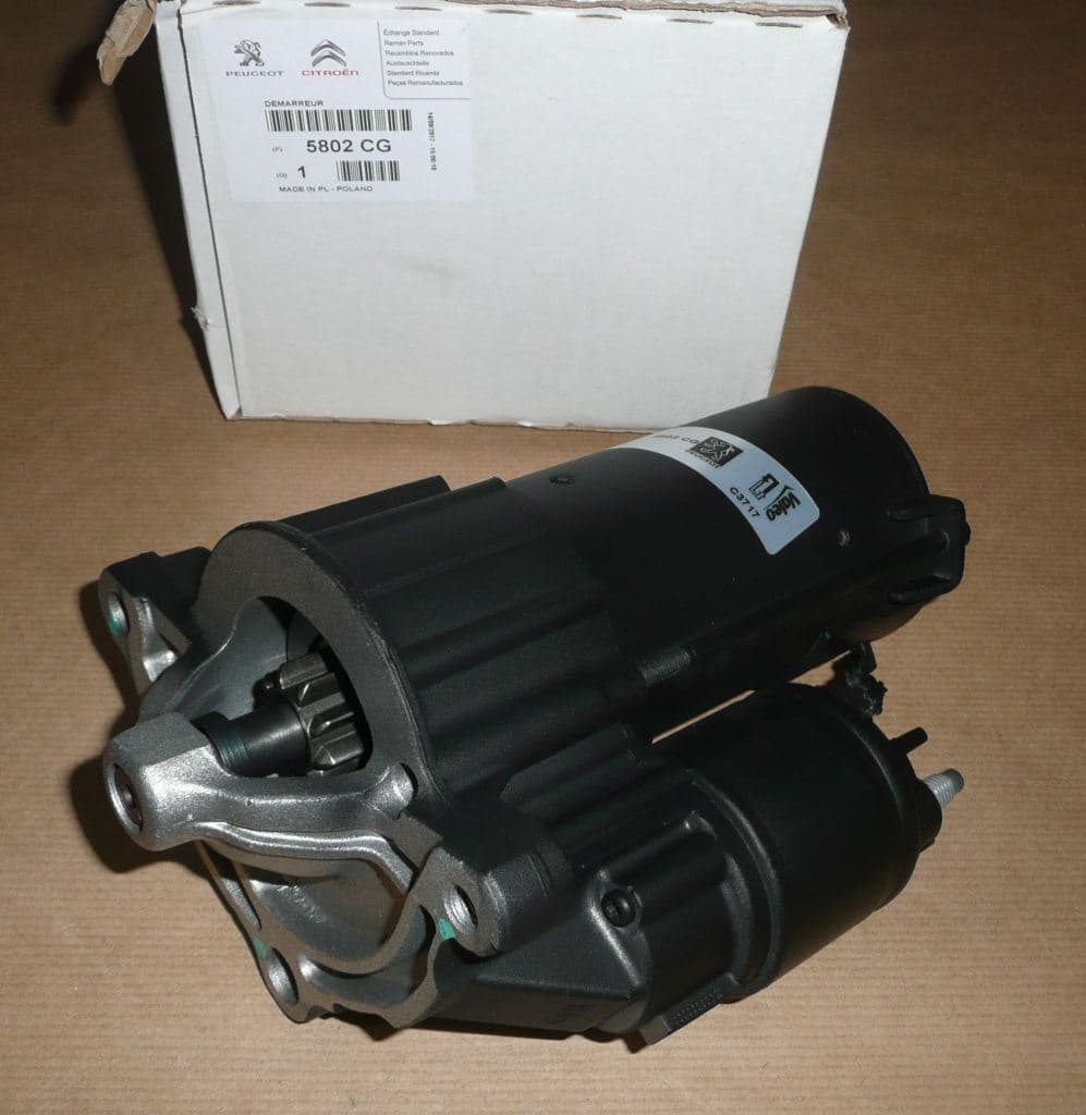 Startmotor - Citroën Ax/Berlingo/C2/P308 0.9KW