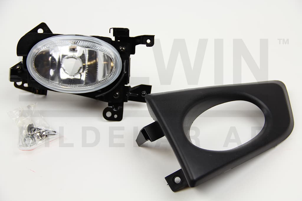 Dimljus hö, H11, med svart ram — Höger från Galwin