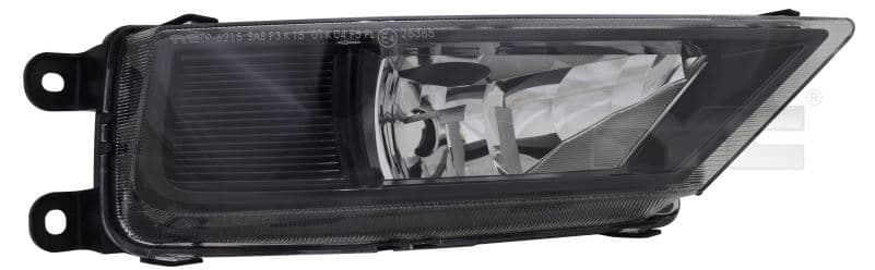 Dimljus hö, med kurvljus, H8 svart 06/2017- — Höger från Galwin