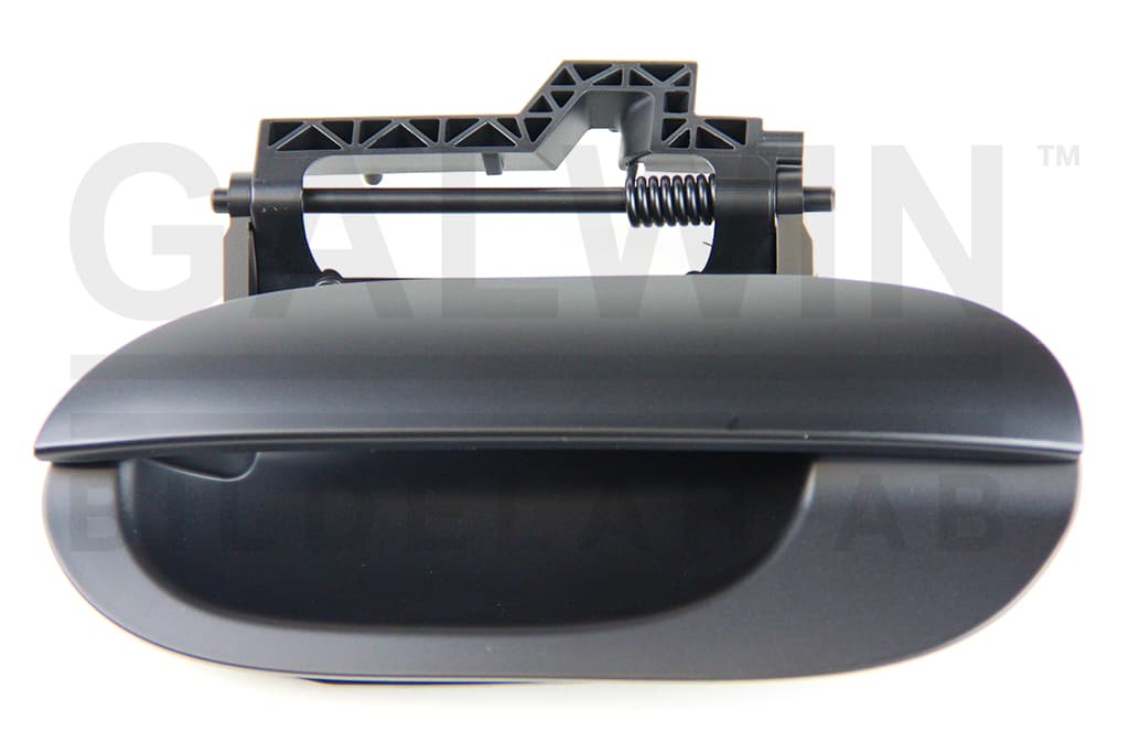 Dörrhandtag bak vä, svart/primer från Galwin