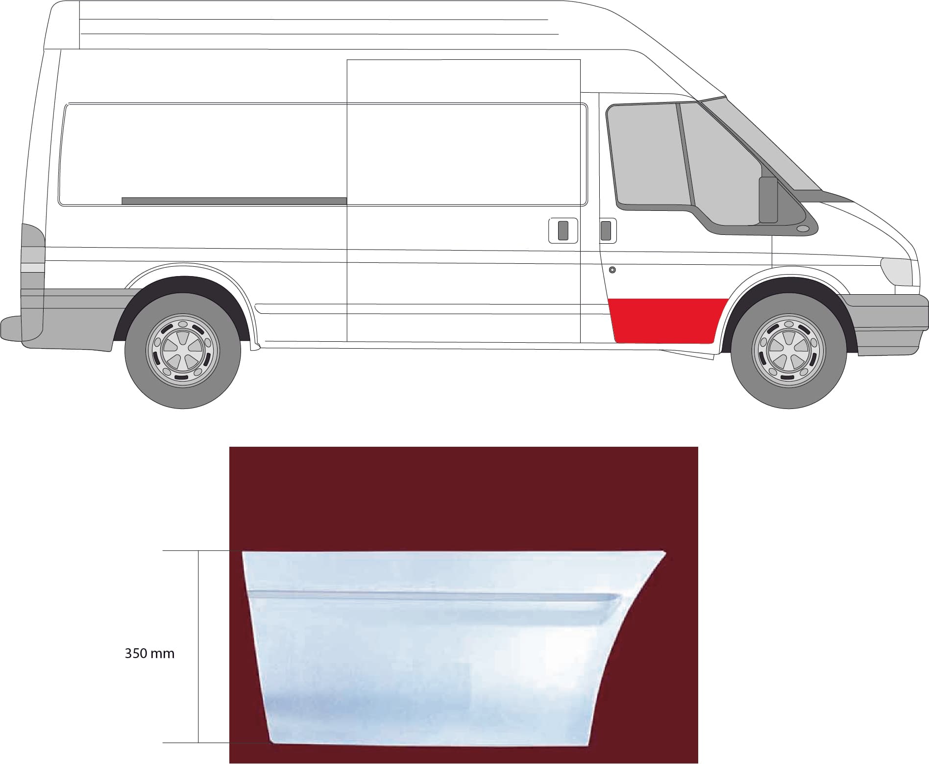 Låscylindersats, 4st dörrlåscyl, tändlåscyl, huvlåscyl, tanklåscyl, 2s från Galwin