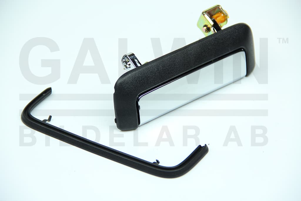 Dörrhandtag svart/krom baklucka/läm från Galwin