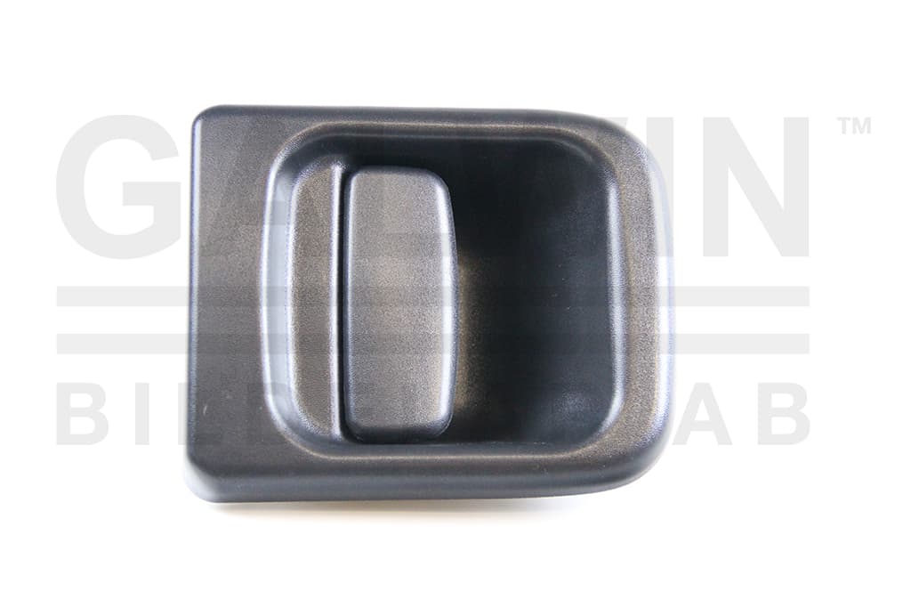 Dörrhandtag hö fram svart