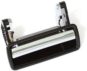 Dörrhandtag höger, fram/bak, krom/svart från Galwin