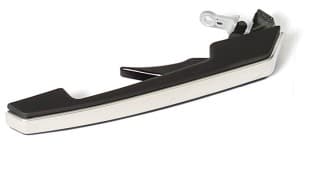 Dörrhandtag svart/krom hö fram/bak