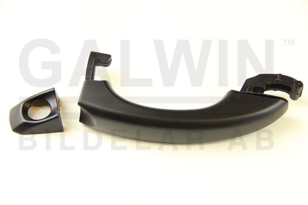 Dörrhandtag fram vä, svart/primer