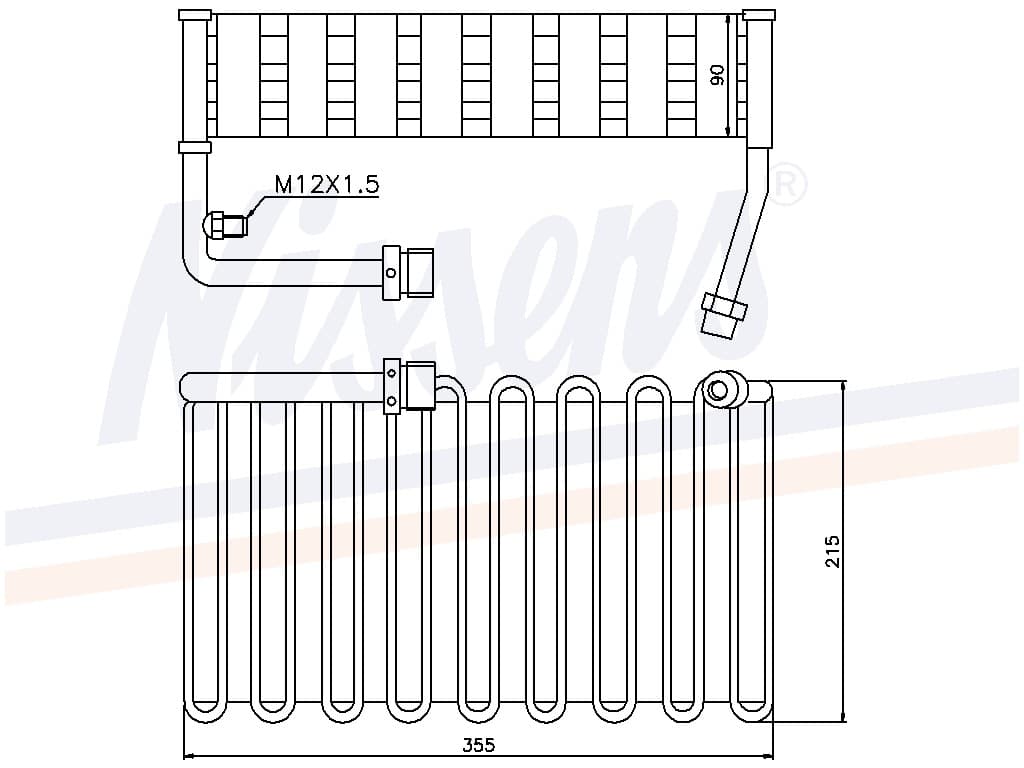Evaporator Audi 100/A6
