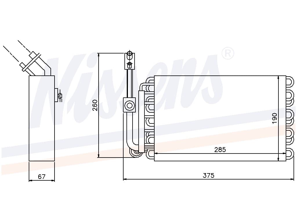 Evaporator BMW E 36 från Galwin