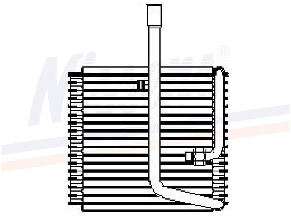 Evaporator KIA Sephia alla mod. 09/93-07/96