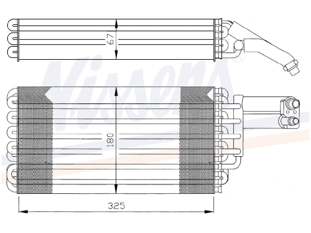 Evaporator MB R 129 alla mod. 07/88-