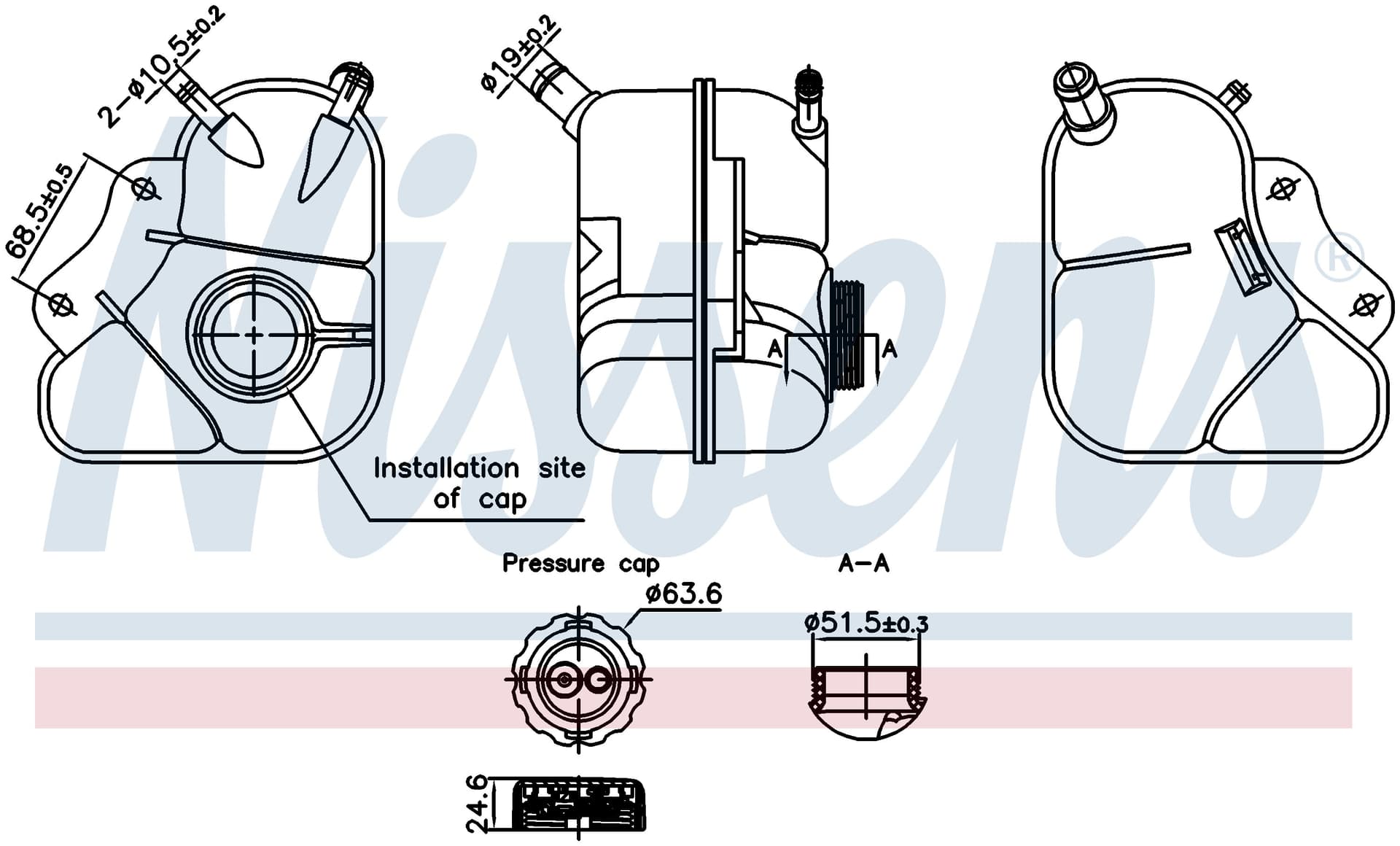 Expansionstank inkl lock, Daewoo från Galwin