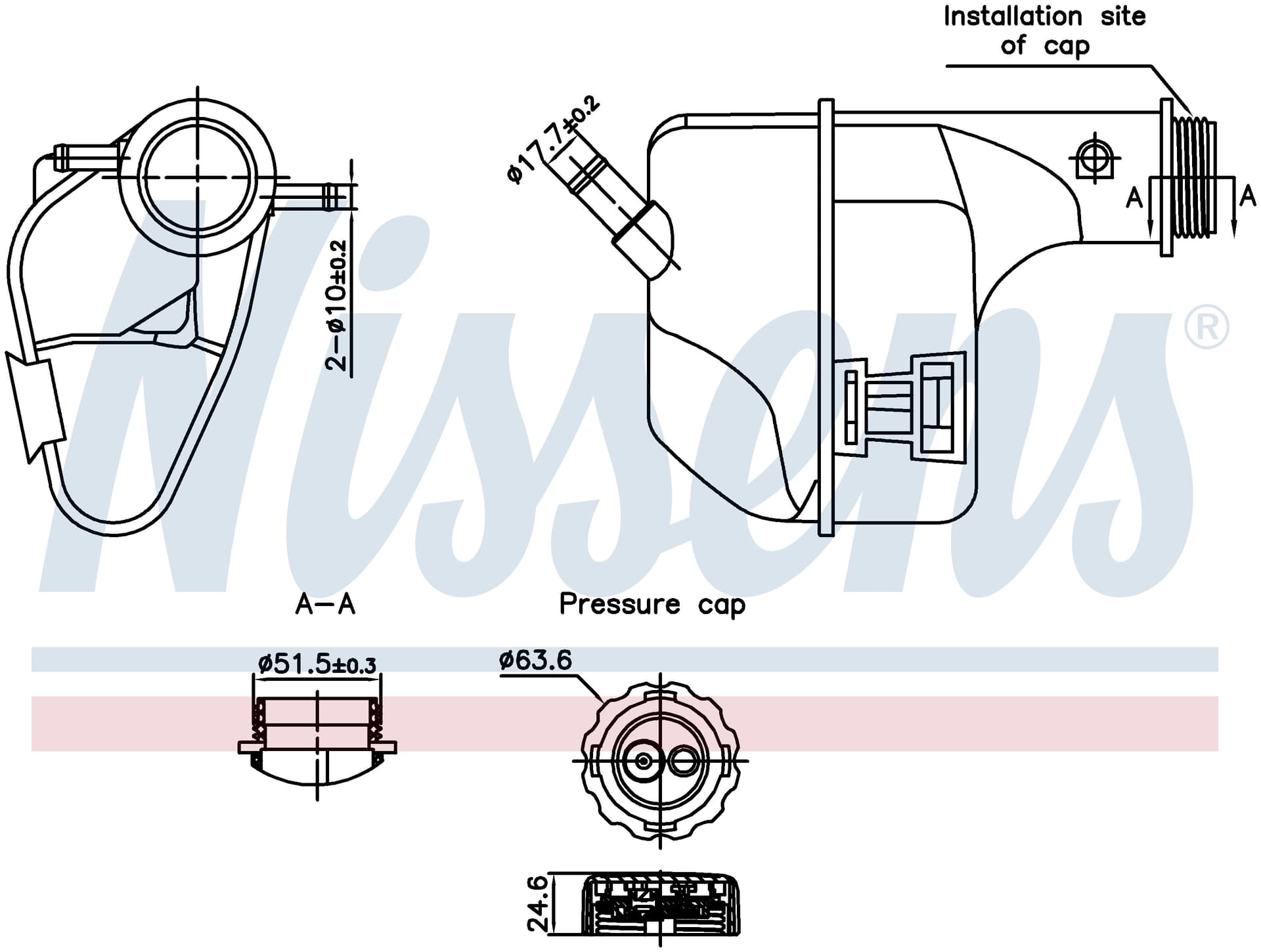 Expansionstank inkl lock, Daewoo från Galwin