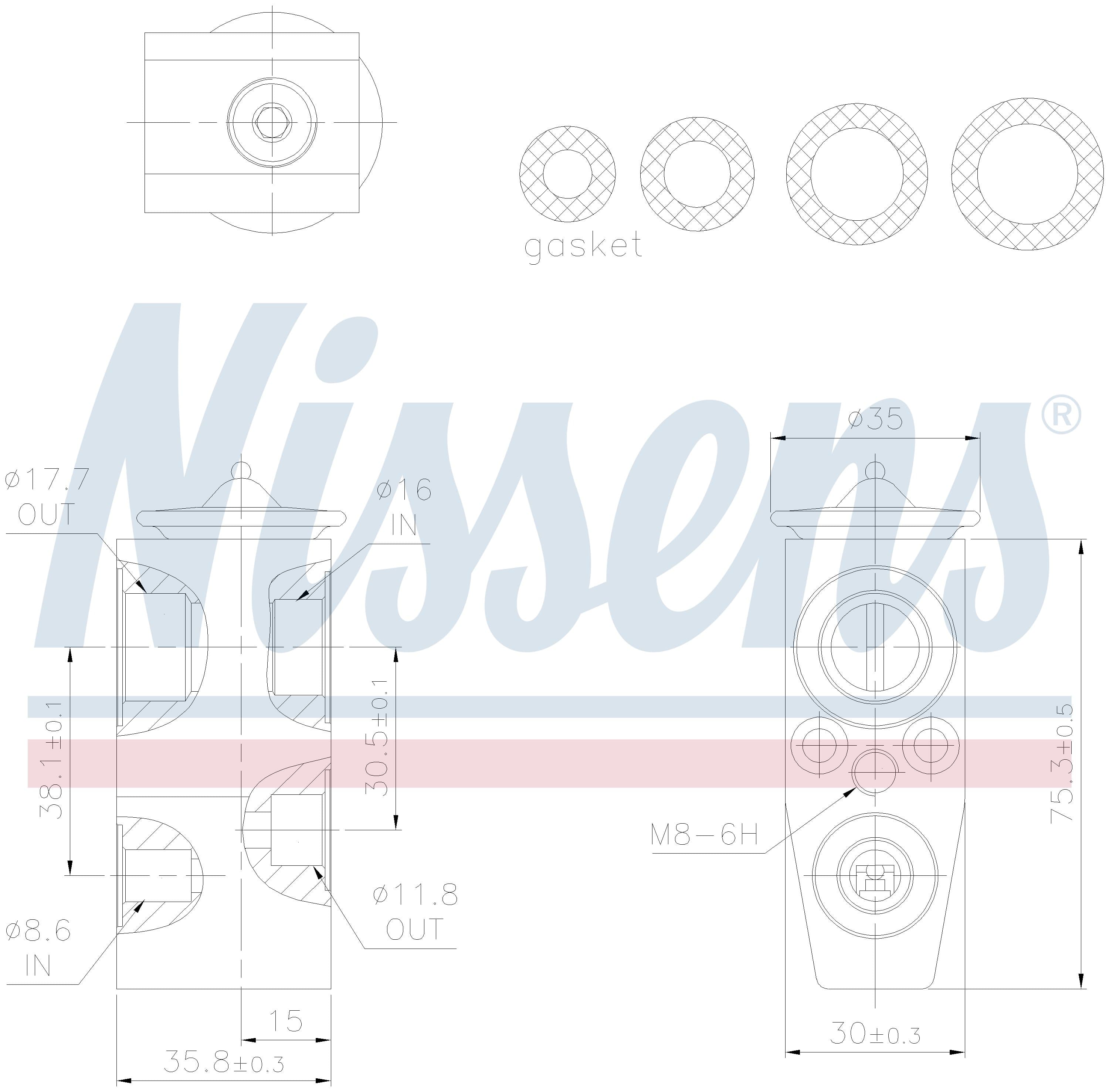 Expansionsventil ac, Chevrolet, Opel