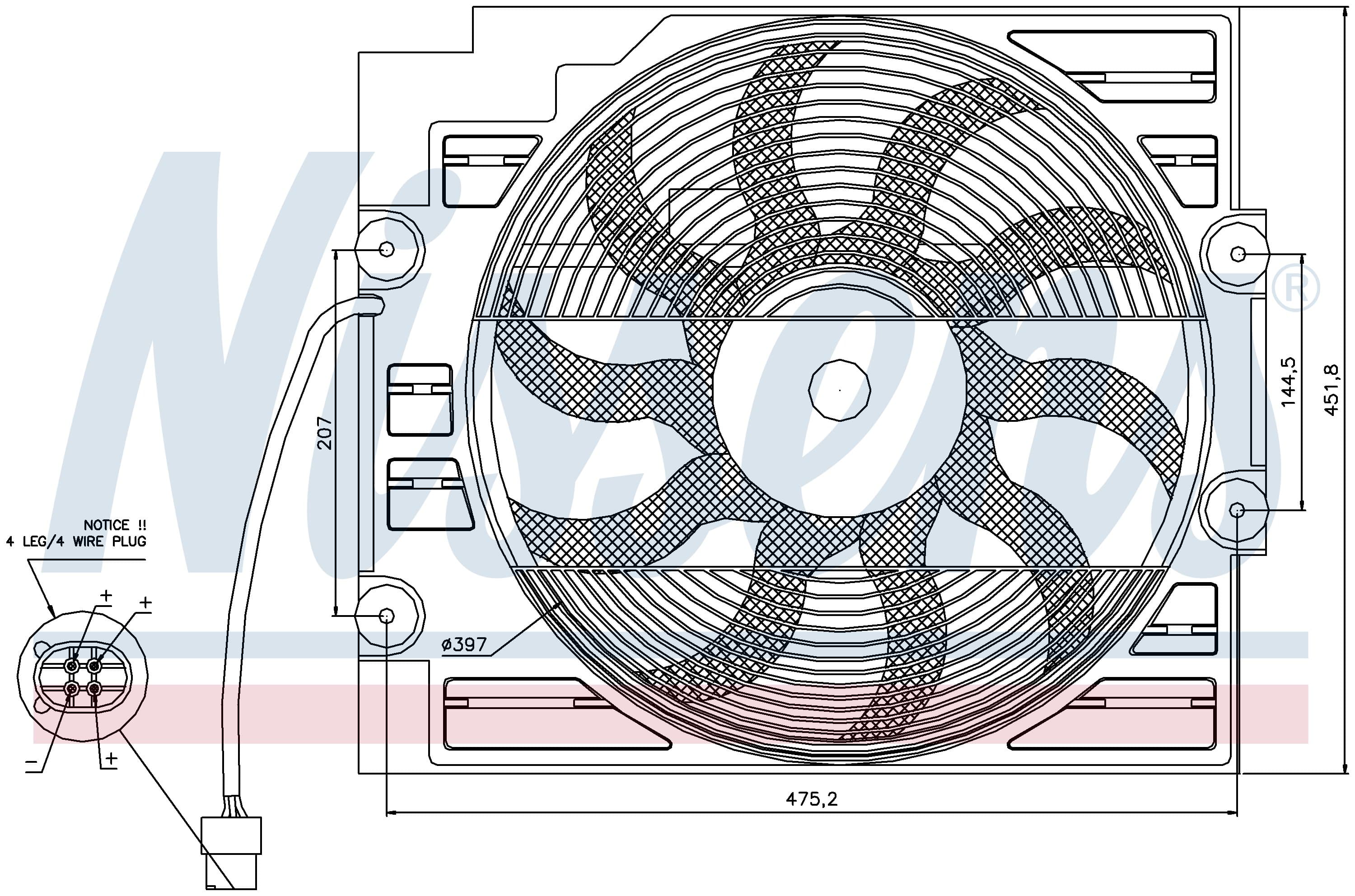 Kylarfläkt, BMW från Galwin