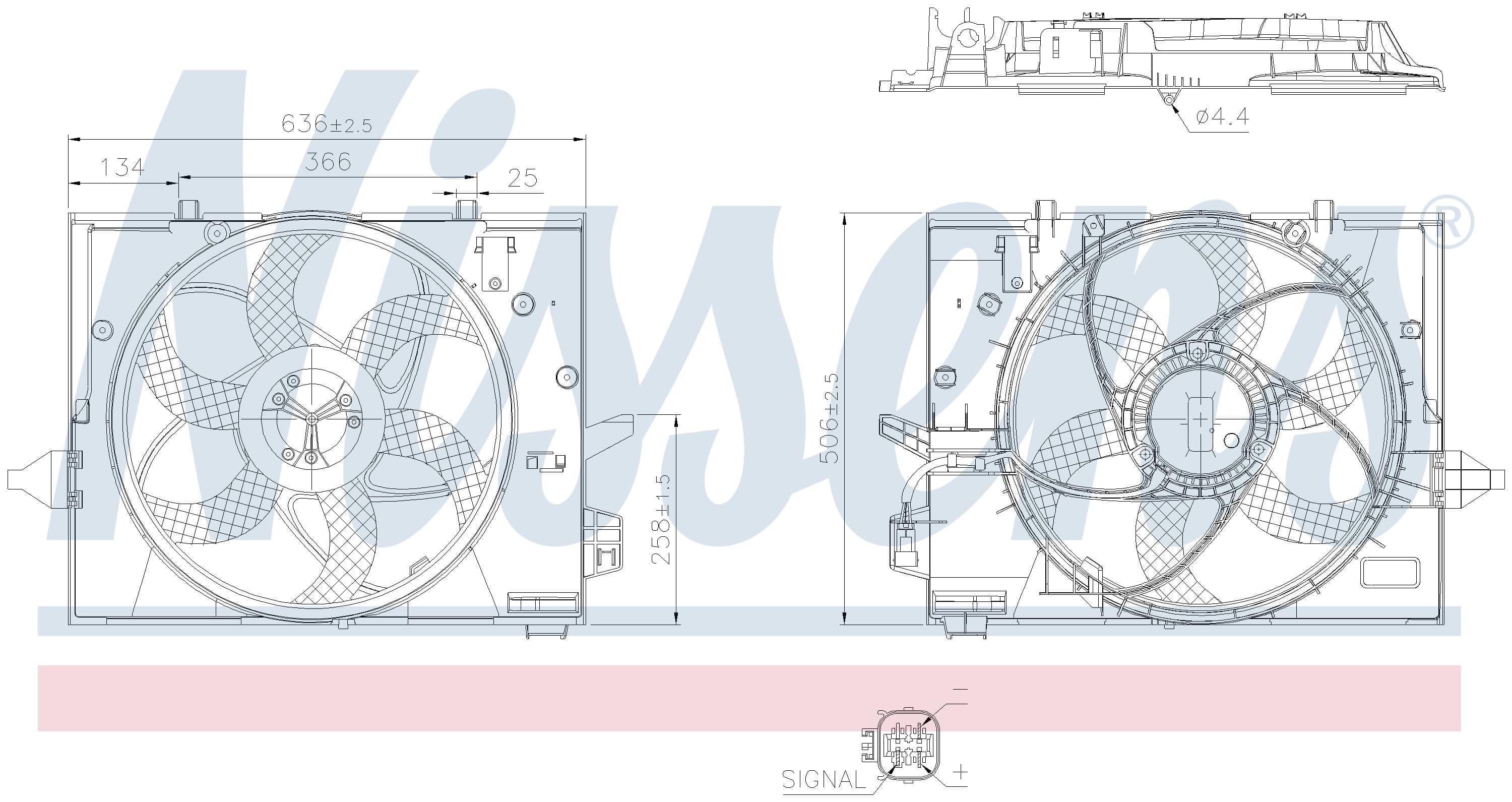 Kylarfläkt, BMW från Galwin