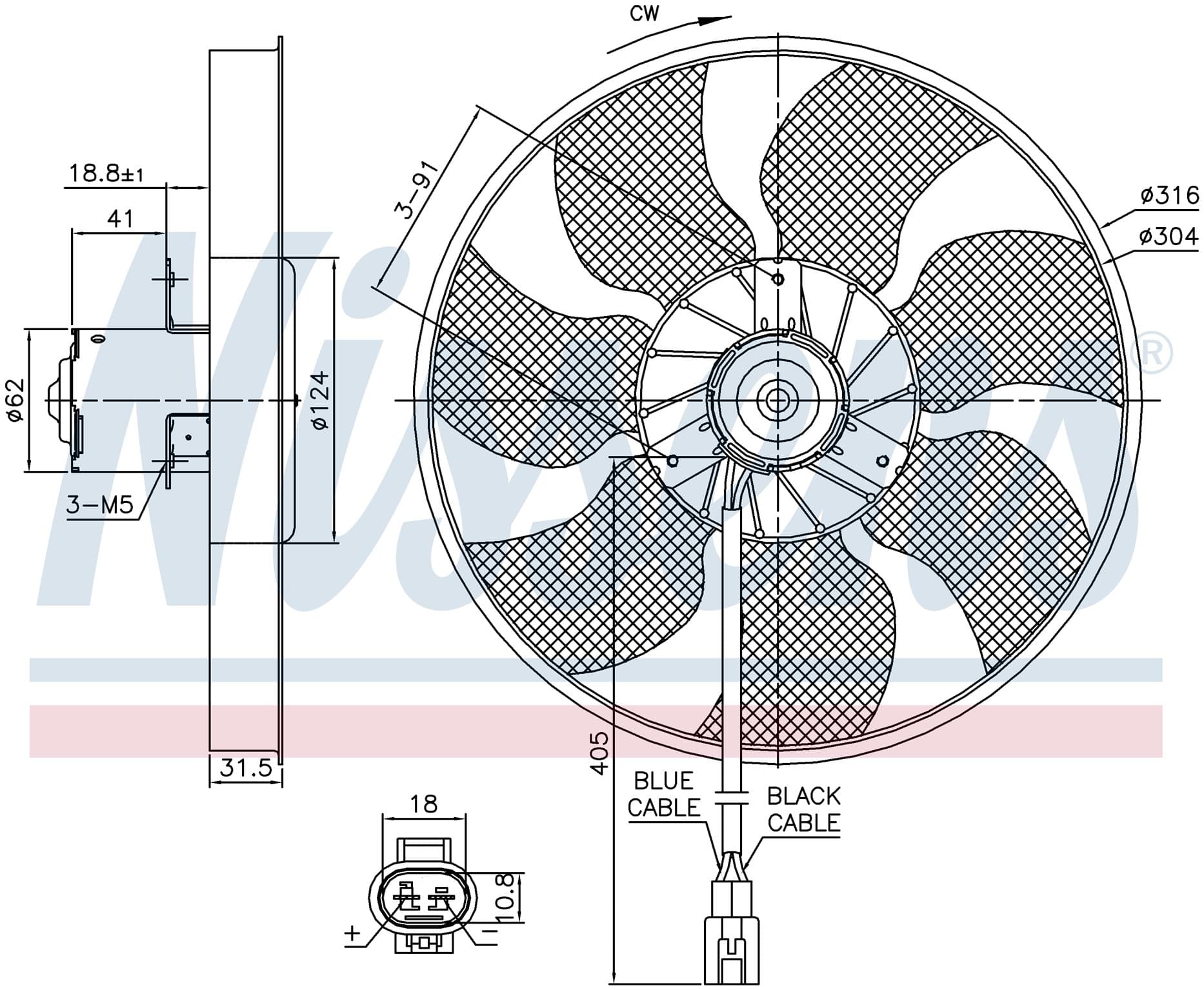 Kylarfläkt, Toyota från Galwin