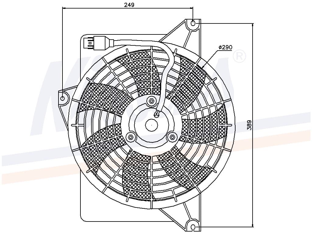 Kylarfläkt, Hyundai från Galwin