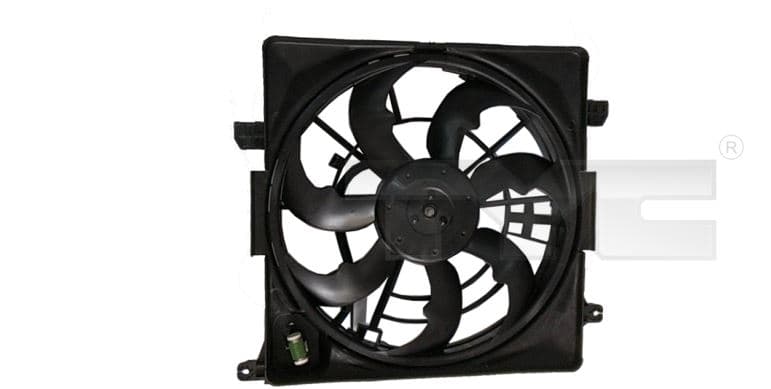 Kylarfläkt, enkelfläkt, komplett, Hyundai