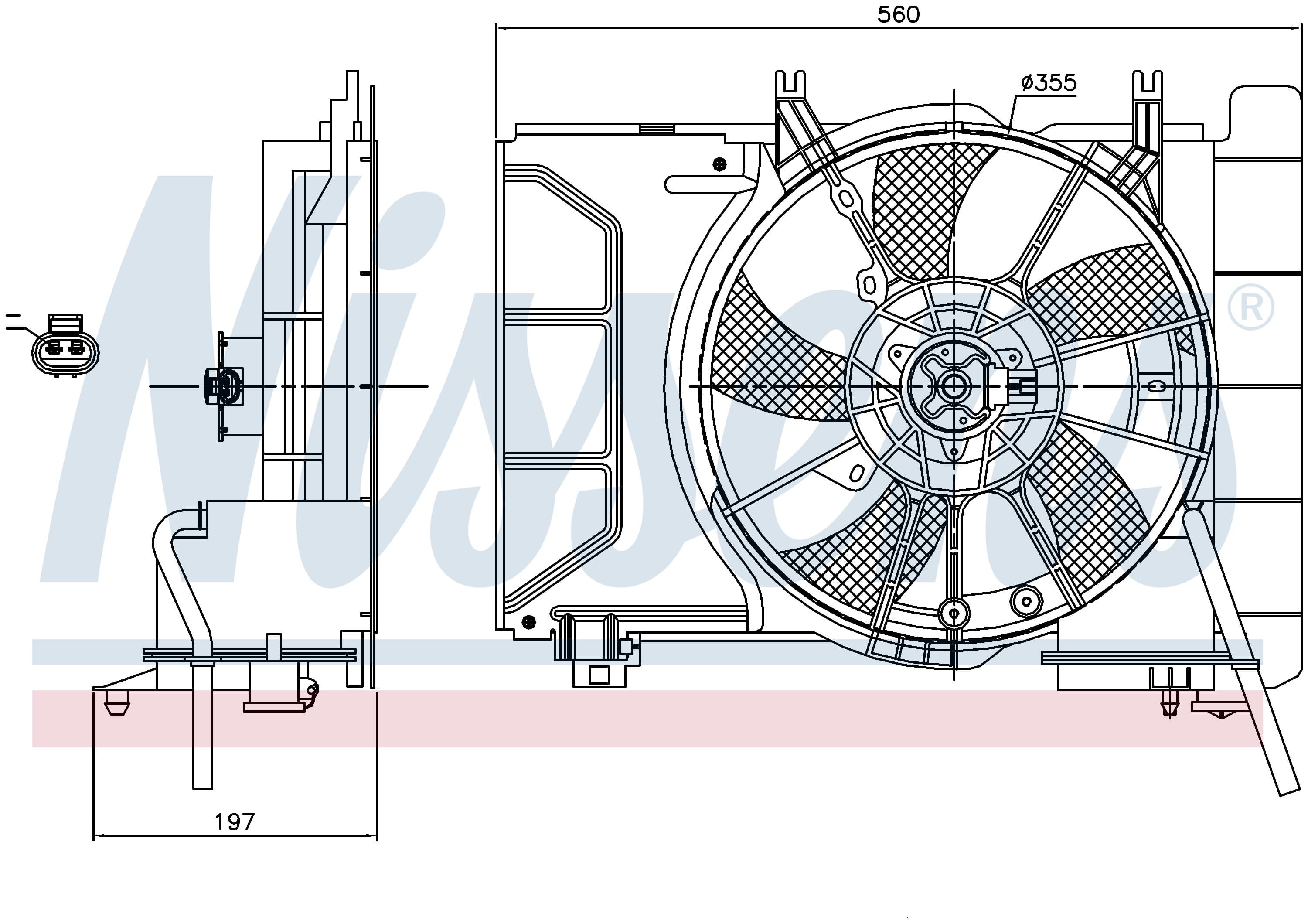 Kylarfläkt, Toyota från Galwin