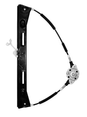 Fönsterhiss fram hö, 3drs, exkl motor — Framaxel, höger från Galwin