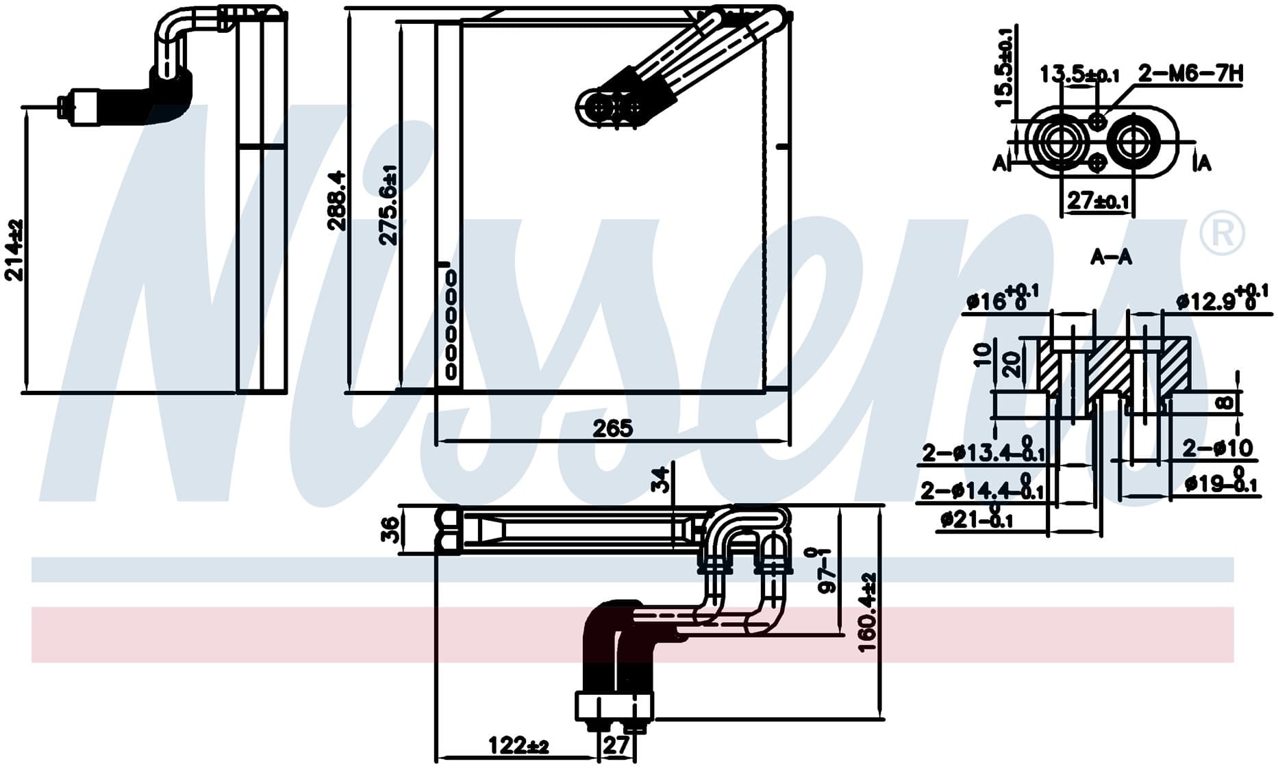 Förångare ac, Hyundai från Galwin