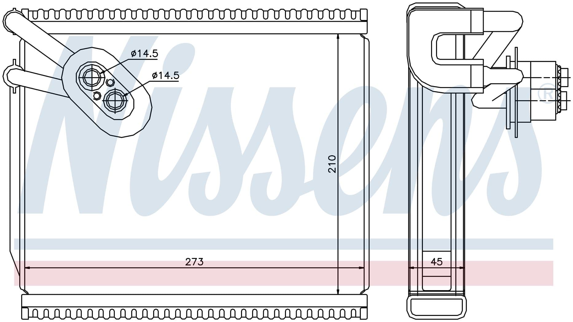Förångare ac, Kia från Galwin