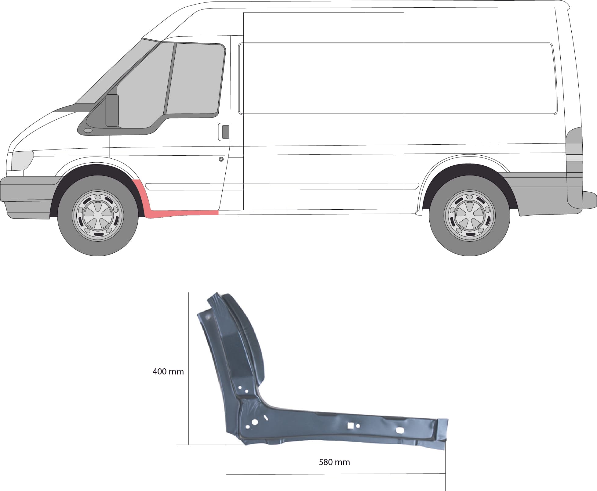 Innertröskel vä — Vänster från Galwin