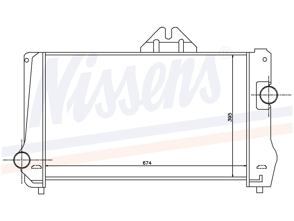Laddluftkylare Chrysler Voyager 2,5 TD 06/92-12/95 från Galwin