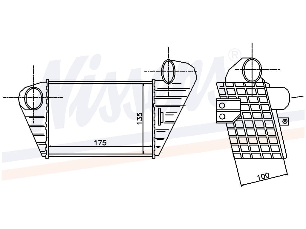 Laddluftkylare Seat Toledo 1,9 TDI 12/96-03/99 från Galwin