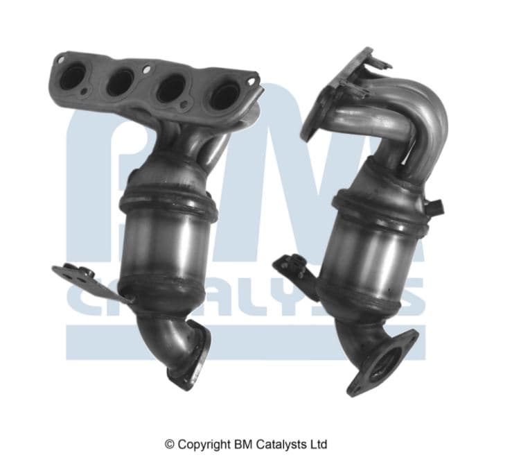 Katalysator främre, inkl montsats från Galwin