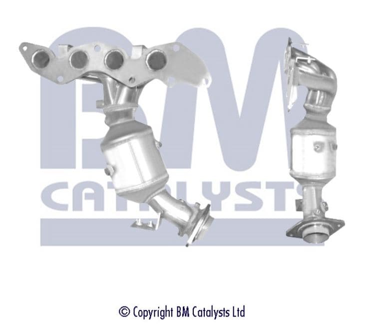 Katalysator främre inkl montsats från Galwin