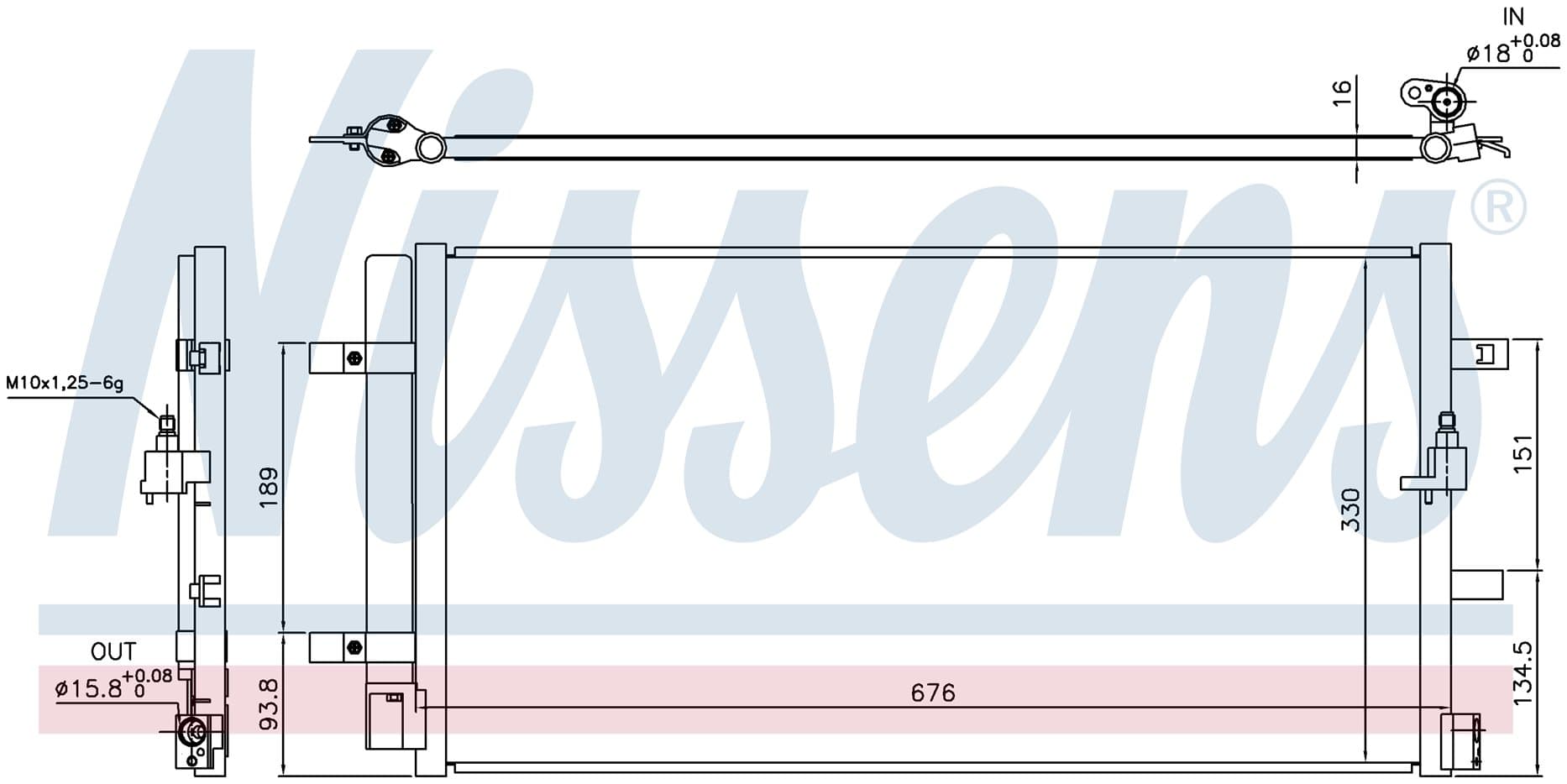 Kondensor ac, Audi från Galwin